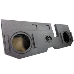 Mega Bass Dodge Ram Quad Cab 02-18 2×10 Inch Subwoofer Box Sub Enclosure Ported