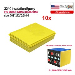 Lot Insulation Epoxy Plate for 3.2V 280Ah 320Ah 310Ah 90Ah 12.8V Lifepo4 Battery