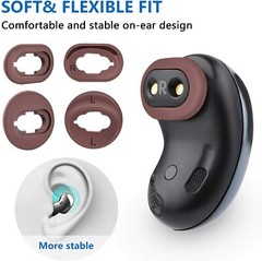 4 Pairs Silicone Ear Tips Replacement Tips Compatible for Galaxy Buds Live