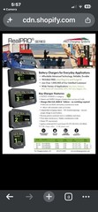 Realpro Rs3 Battery Charger, Wet Cell, Amg, Lithium. Triple Bank Excellent Used