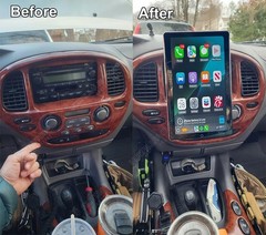 Android 15 For 2001-2007 Toyota Sequoia Rotatable Car Stereo Radio Carplay GPS