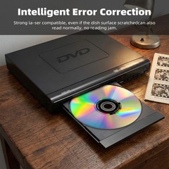 DVD Player for TV 1080P Region Free DVD Players for Smart TV Mini DVD AV+USB