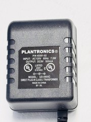 NEW Plantronics 45561-02 UD-0905C 120V AC Power Adapter 500mA