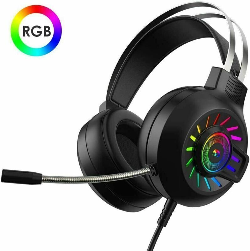 Gaming Headphone With Mic Headset For PC Laptop Mac Nintendo PS4 3.5mm 029
