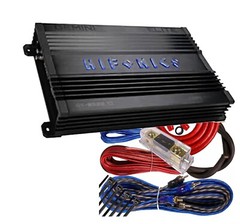 Hifonics GE-2500.1D Gemini Elite 2500 Watt Max Power Car Amplifier+ 0 Ga Amp Kit