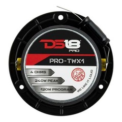 2 DS18 PRO-TWX1 Silver Bullet Super Tweeters 240W 4-ohm Car Audio Speaker Horn