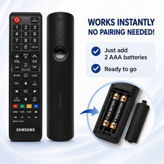 New Samsung Smart TV Remote Control BN59-01268E Works for ALL Samsung Smart TVs