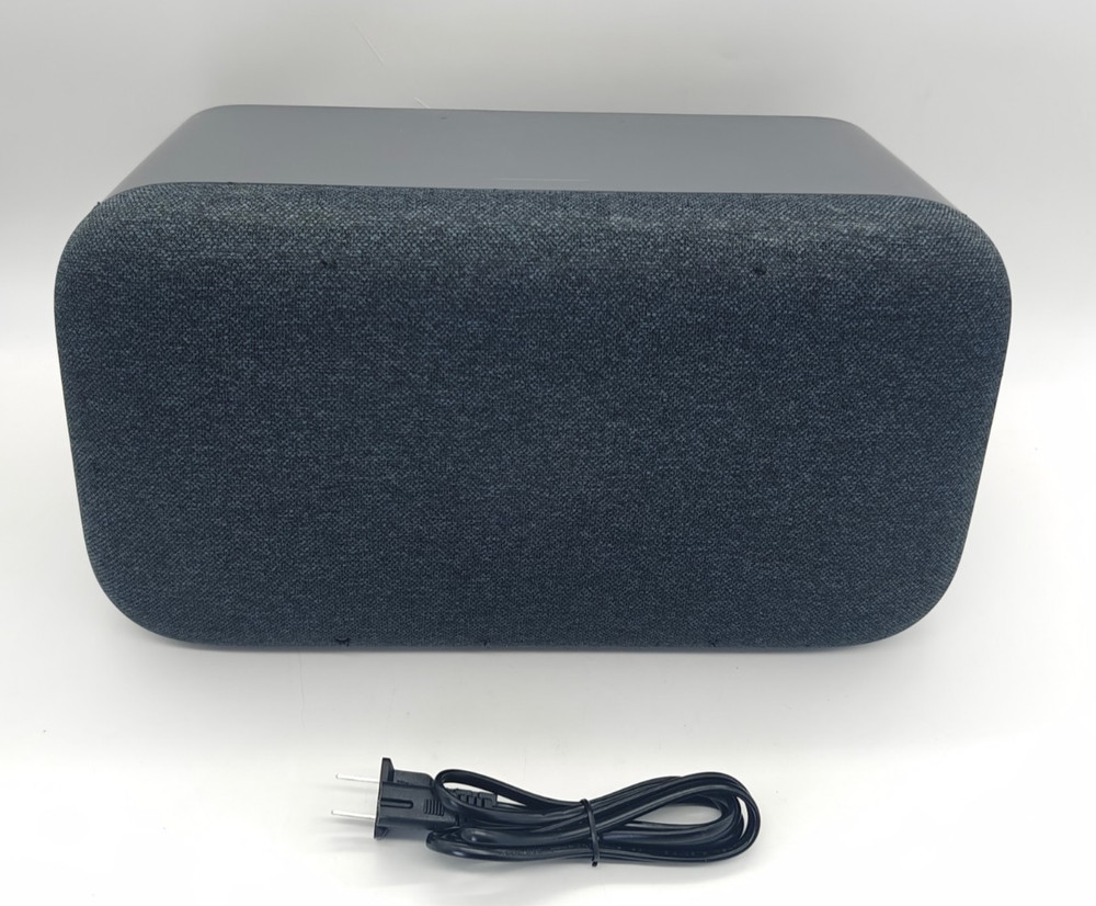 Google Home Max Smart Speaker Home Assistant Charcoal H0B & Cord.