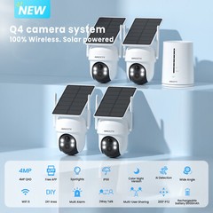 ANRAN Solar Battery Powered Wireless Security Camera System WiFi IP Outdoor Home
