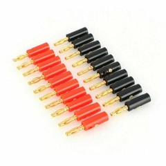 40pcs Gold Plated 4mm Banana Plugs Audio Jack Speaker Wire Cable Screw Connector