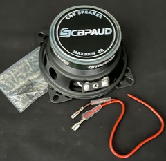 4 Inch Car Speaker 300W 4 Ohm Carbon Fiber 20Hz-20kHz (Mid-Bass Focus) Speaker