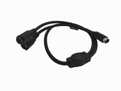 Traovien SVideo 8 Pin Mini DIN Y Splitter Cable, Mini 8Pin DIN SVideo Male to…