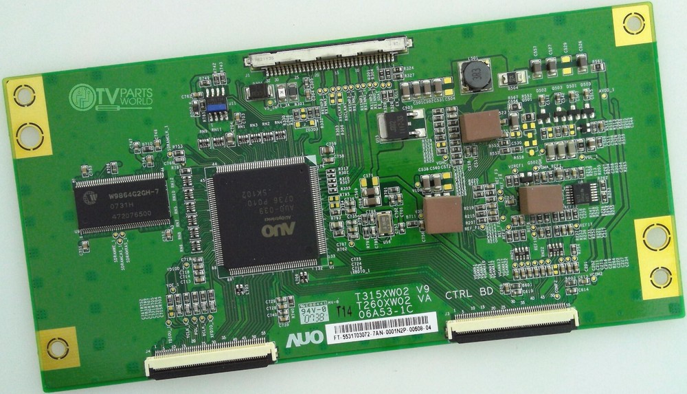 Element FLX-3211B T-Con Board 55.31T03.072 T315XW02 VE, T260XW02 VA