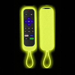 1Pc Silicone Protective Remote Control Cover For Roku TV Remote Holder Glow Case