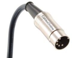 1ft. 5-Pin Din Plug to 2 RCA Gold Jacks Cable for B&O
