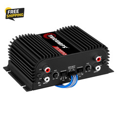 TS 400X4 400W RMS 4 Channel Car Amplifier 2 Ohm Full Range RCA Black Stereo