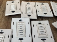 Lutron At-Nb-None Q26SM 6 Button +L/R Keypad Lot Of 10 Units