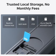 Reolink Home Hub with Doorbell Battery Security System 2K 4MP WiFi Local Storage
