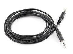 6ft CablesOnline 3.5mm (1/8″) Stereo 4-Pole TRRS Male to Male Cable, AV-1406