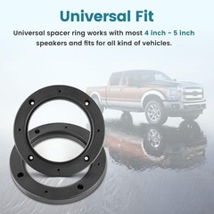 4 Inch Speaker Spacer Adapter Ring Mounting Bracket 4 PCS, Auto Car…