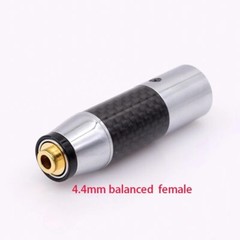 1PC HIFI 4.4mm/3.5mmm/2.5mm Female to 4pin Balanced XLR Male Converter Adapter