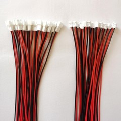 for 20 Sets JST PH 2.0mm 2 Pin 26AWG Male + Female Connector Plug with Wire C