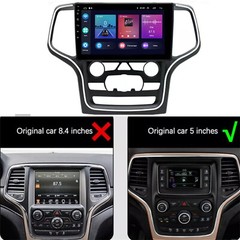 Android 13 Apple Carplay Car Stereo Radio GPS For Jeep Grand Cherokee 2014-2022