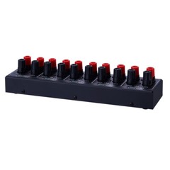 Passive 1-IN-4-OUT Amplifier / Speaker Splitter Box Distributor Audio Switcher