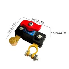 1Pcs Universal Battery Disconnect Switch 12V / 24V Cut Off Isolator for Cars RV*