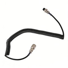 8 Pin Mic Cable Male to Female Cord Coiled Extension FOR YAESU ICOM KENWOOD
