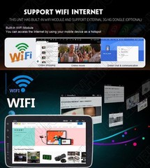 1GB +16GB Rotatable 1Din 10.1″ Quad-Core Car Stereo Radio GPS WiFi Android 9.0