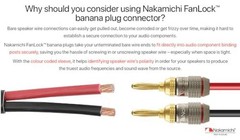 FanLock Excel Series 24k Gold Plated Banana Plugs, 10-18 AWG | 4 Pcs (2-Pairs)