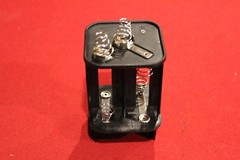 6 VOLT LANTERN BATTERY ADAPTER 4 D CELL DEER FEEDER LITE FISH MILITARY CAR TRUCK