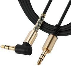 3.5mm AUX Cable Car Audio Stereo Headphone Jack Cord Right Angle Male to M