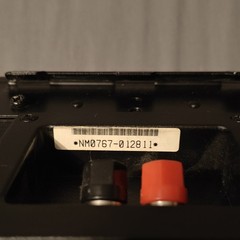 Infinity Black Center Channel Speaker Wired 8 Ohm 60W MPN NM0767-012811 C.M.M.D