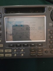Sony ICF-SW55 World Band Radio LW/MW/SW/FM Stereo Receiver FOR PARTS ONLY