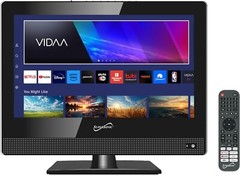 Supersonic SC-1520VTV 15.6 inch Smart AC/DC LED TV 1080p, WiFi, Built-in c