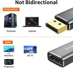 4K Display Port to HDMI Male Female Adapter Converter DisplayPort DP to HDMI