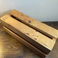 Wooden CD Crate Fits 28-30 With Flaws Rustic See Details
