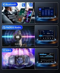 10.1” Car Radio for Jeep Wrangler JK 2007-18 Android Touchscreen Estéreo 2+64G