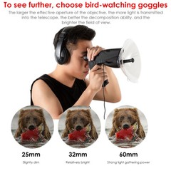 Parabolic Sonic Listening Device Microphone Amplifier Spy Bionic Ear Sound 100m