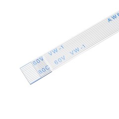 Flexible Flat Cable, 12 Pins 0.5mm Pitch 150mm FPC FFC Ribbon Cable 10Pcs(B Type