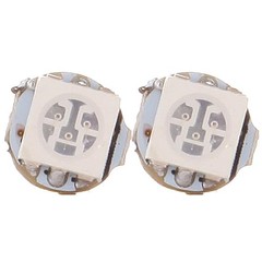 20 Pack T5 58 70 73 74 Dashboard Gauge 1-SMD 5050 LED Wedge Lamp Bulbs yellow