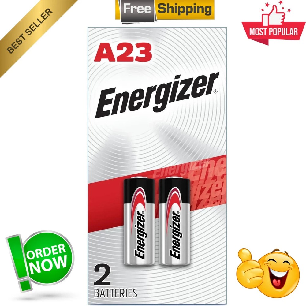 ENERGIZER A23 BATTERIES ALKALINE Long Lasting Electronics Powerful Battery