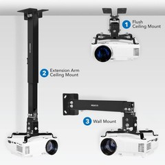 Mount-It! Wall or Ceiling Projector Mount with Universal LCD/DLP Mounting for…
