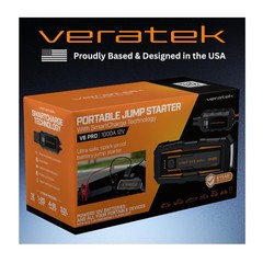 Veratek V6 Pro Jump Starter and Air Compressor Portable Car Battery Booster