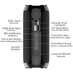 Bluetooth Wireless Speaker Portable Waterproof Stereo Bass Sound USB TF FM Radio