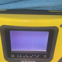 Casio JY-10 Mini Pocket LCD Color TV Television +new Energizer Batts Tested ✅