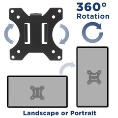 Mount-It! Universal Full Motion Steel Pole Mount with Articulating Arm and Re…