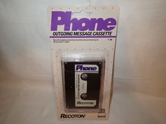 Answering Machine Cassette Tape Outgoing Message Recoton T58 30 Second Lot of 2